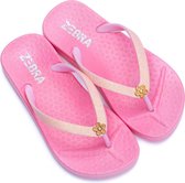 Zebra slippers pink 37