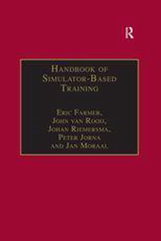 Handbook of Simulator-Based Training - cover
