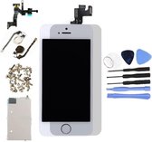 Voor Apple iPhone 5S - AA+ Voorgemonteerd LCD scherm Wit & Tools + Screen Guard