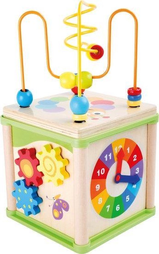 George Hanbury Silicium Zenuw Kralenspiraal - Insecten activiteitenkubus - multi kleuren - Hout speelgoed  vanaf 1 jaar | bol.com