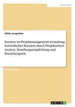 Karriere Im Projektmanagement. Gestaltung Betrieblicher Karriere Durch Projektarbeit. Analyse, Handlungsempfehlung Und Praxisbeispiele