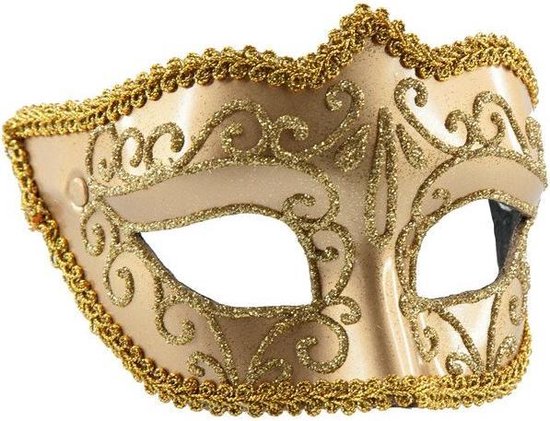 Masker ogen met goudband goud | bol.com