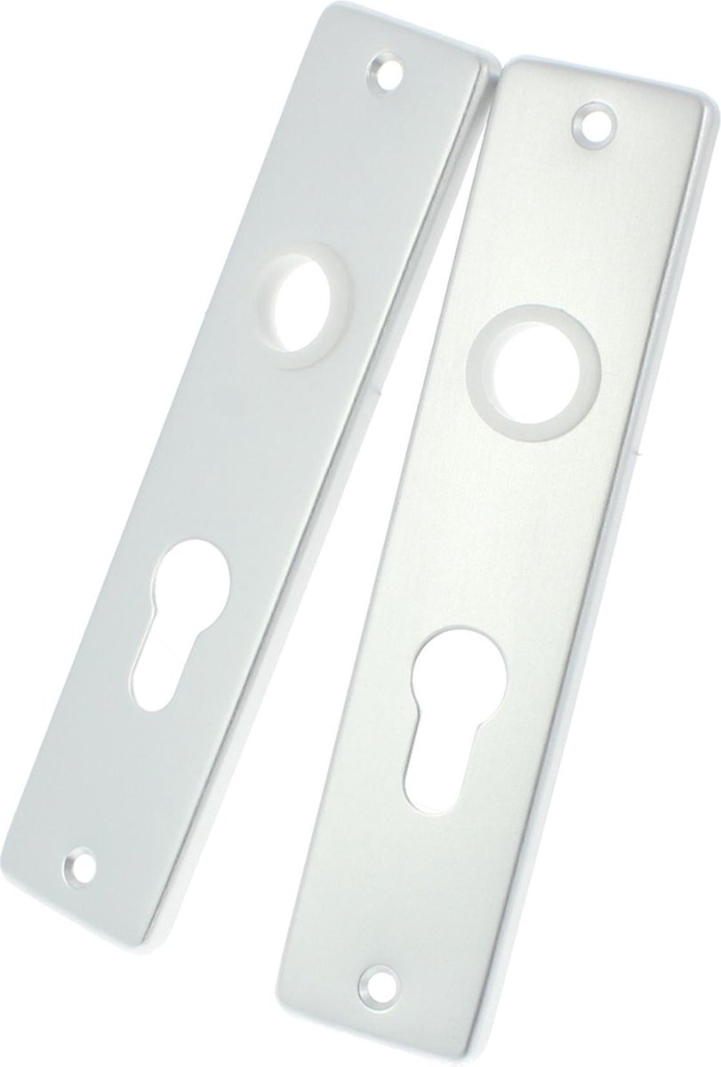 Kortschild Profielcilinder 55 Aluminium F1 - 2 stuks