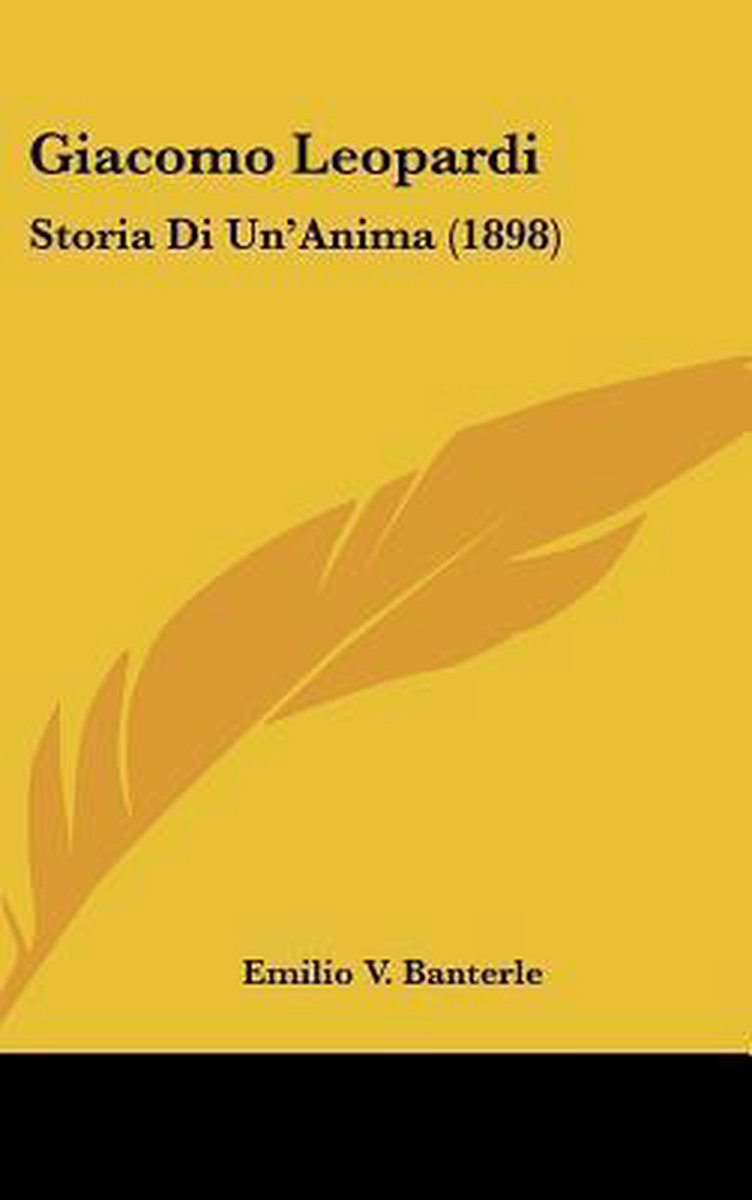 Giacomo Leopardi van