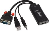 Lindy VGA & Audio an HDMI Converter USB powered