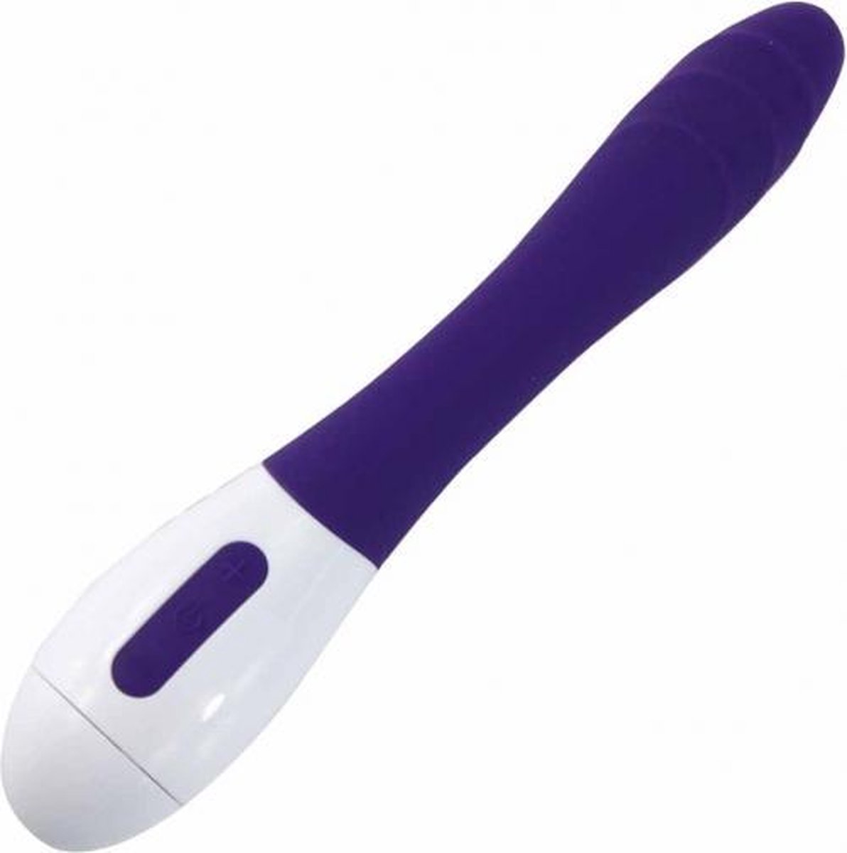 super strakke - design vibrator - g spot stimulator - 10 speed - 20 cm - purple