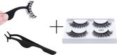 Wimper Pincet - Valse Wimpers Tang - Herbruikbare Wimpers + Nepwimpers - Nep Lashes - Eyelashes - Zwart