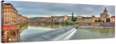 Florence - Canvas Schilderij Panorama 118 x 36 cm