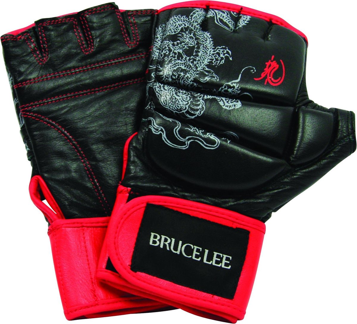Bruce Lee Dragon Free Fight handschoenen - MMA Handschoenen - M