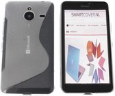 Microsoft Lumia 640 XL S Line Gel Silicone Case Hoesje Transparant