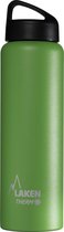 Thermofles dubbelwandig RVS 1 liter - groen