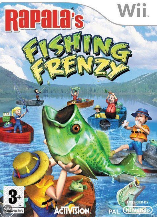 Rapala Fishing Frenzy with Rod /Wii