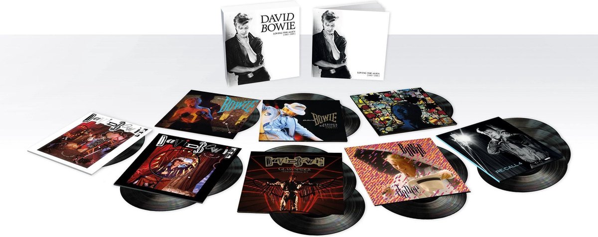 David Bowie Loving The Alien - LP Box set met Serious Moonlight