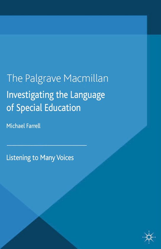 Investigating the Language of Special Education - cover