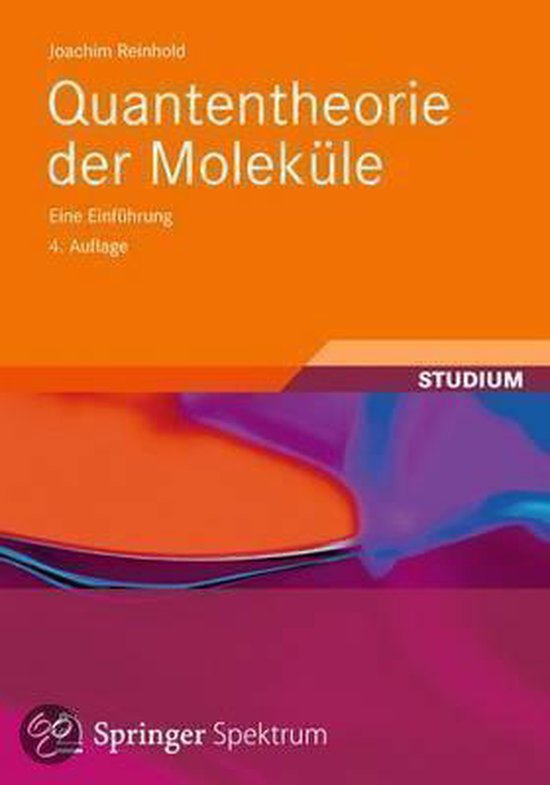 Quantentheorie Der Molek Le - cover