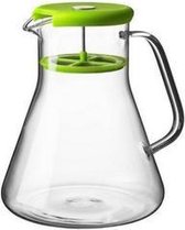 Qdo Karaf Theepot - 1 l - Glas - Groen