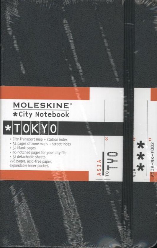Cover van het boek 'Moleskine Asia - City Notebook Tokyo' van  Moleskine