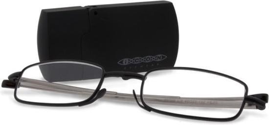 Icon Eyewear ICB356 Lunettes de lecture de voyage +2,50 - Noir - Compact  dans un étui... | bol.com