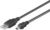PremiumCord 2m USB2.0 - miniUSB M/M USB-kabel USB A Mini-USB B Zwart