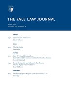 Yale Law Journal: Volume 125, Number 6 - April 2016