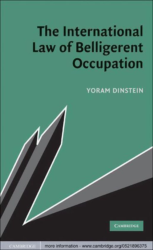The International Law of Belligerent Occupation - cover