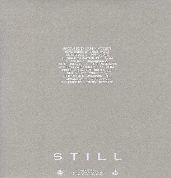 Still (LP) - Joy Division