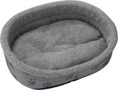 hondenmand paw & sheepskin Grijs 56 cm