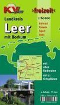 Freizeit Landkreis Leer mit Borkum 1 : 60 000
