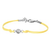 iXXXi-Jewelry-Wax Cord Top Part Base Yellow-Zilver-dames-Armband (sieraad)-One size
