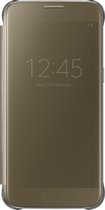 Samsung Galaxy S7 Clear View Flip Case Goud Origineel