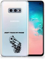 Geschikt voor Samsung Galaxy S10e Uniek TPU Hoesje Gun DTMP