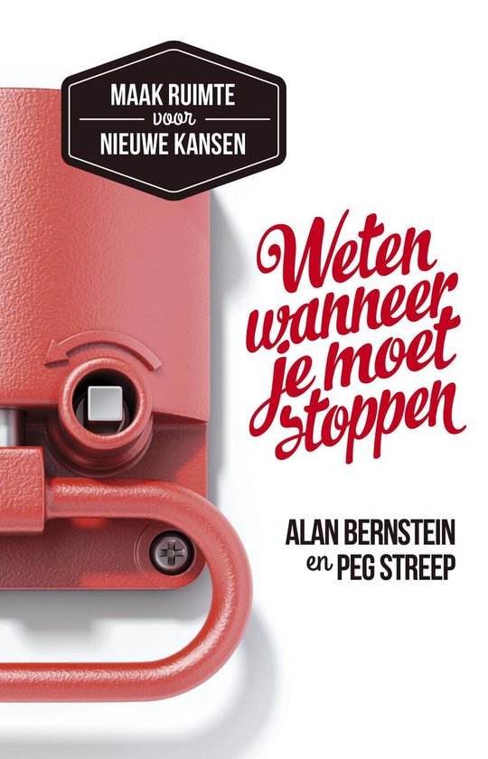 Cover van het boek 'Weten wanneer je moet stoppen'