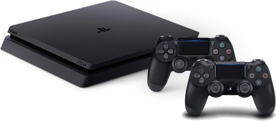 rollen Iets bekken Sony Playstation 4 Slim Console + 2 Controllers - 1TB | bol.com