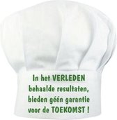 Benza Koksmuts voor volwassenen - In het VERLEDEN behaalde resultaten bieden géén garantie voor de TOEKOMST!