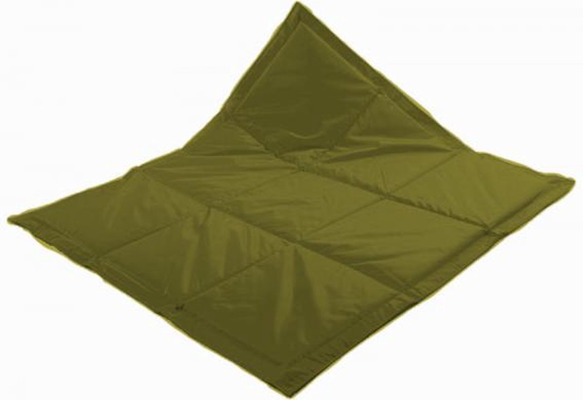 KidZ ImpulZ Speelkleed Baby - Speelmat - Afneembaar 140 x 180 cm- Olijfgroen