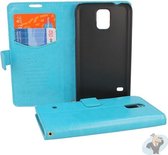 Samsung Galaxy S5 Portemonnee Hoesje - Classic Style Blauw