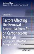 Factors Affecting the Removal of Ammonia from Air on Carbonaceous Materials