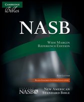 NASB Aquila Wide Margin Reference Bible, Black Goatskin Leather Edge-lined, Red-letter Text, NS746