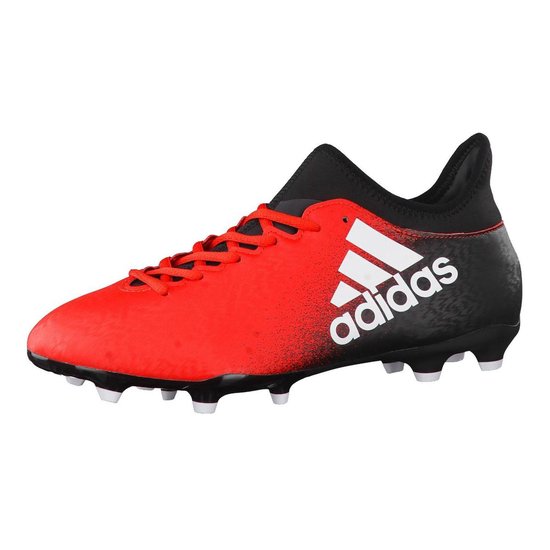 adidas X 16.3 FG Voetbalschoenen - Maat 45 1/3 - Mannen - rood/zwart |  bol.com