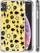 Back Case Geschikt voor iPhoneXs | X/10 Punk Yellow