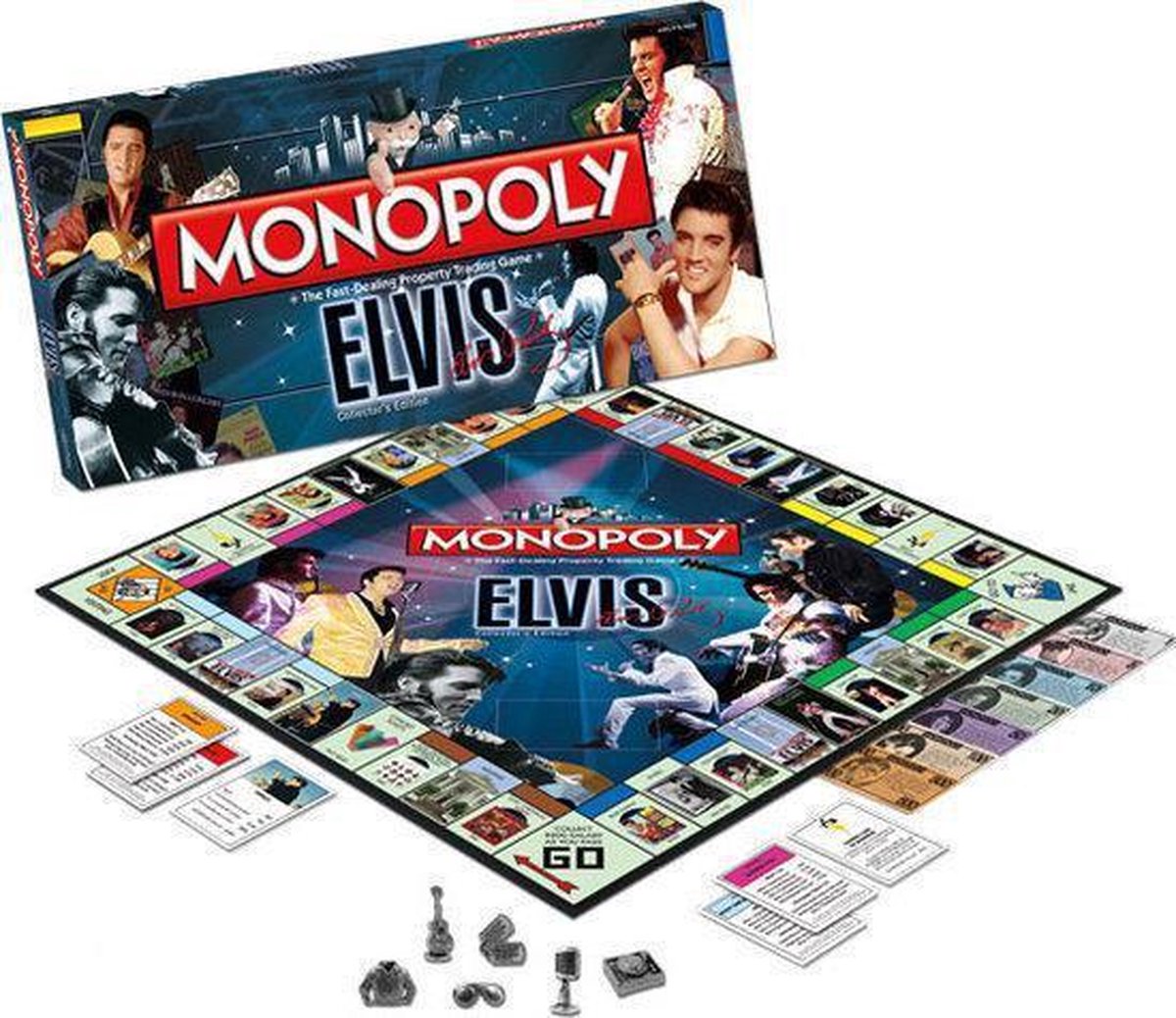 MONOPOLY モノポリー エルヴィス・プレスリー版 Monopoly Elvis 75th Anniversary (Collector's editie) | bol