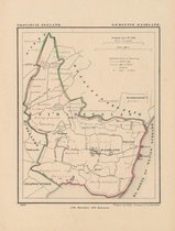 Historische kaart, plattegrond van gemeente Baarland in Zeeland uit 1867 door Kuyper van Kaartcadeau.com