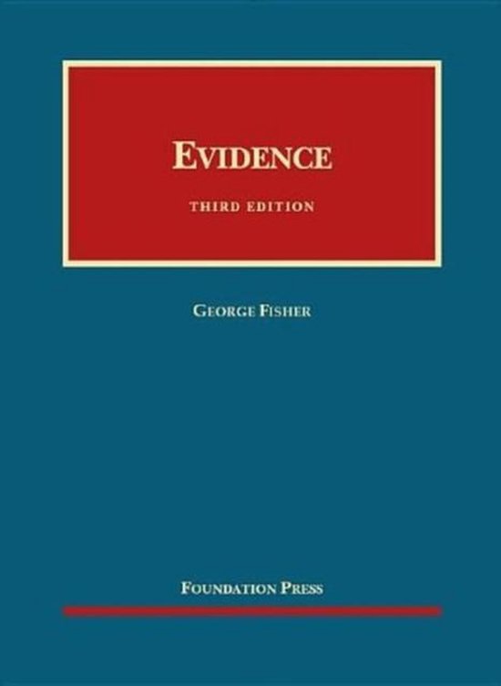 Evidence | 9781609300609 | George Fisher | Boeken | bol.com