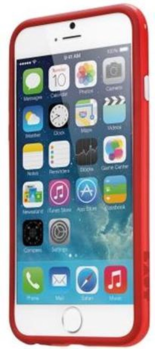 LAUT - Loopie case iPhone 6 clear/red