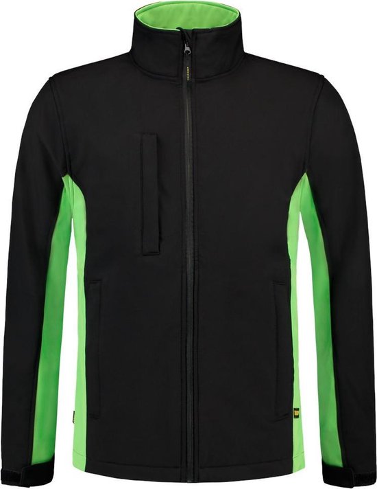 Veste softshell Tricorp bicolore - Workwear - 402002 - noir / lime - taille XL