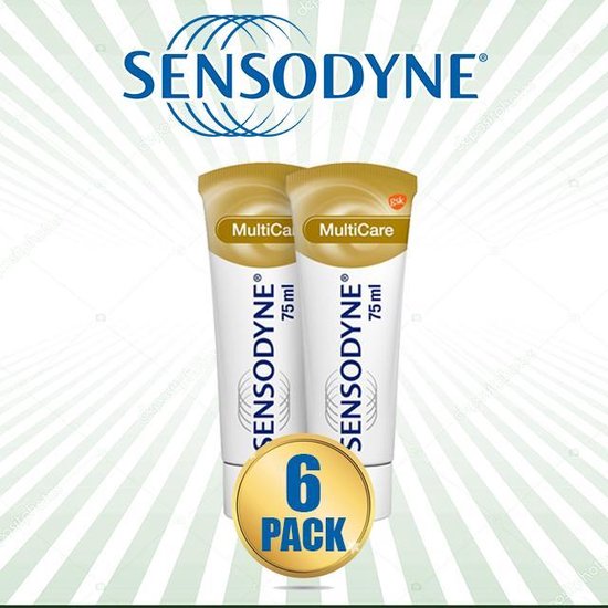 Sensodyne Multicare Tandpasta 75ml 6 Pack Voordeelverpakking 