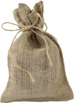 Sacs en jute 15x30cm 200 pièces - Sacs cadeaux - Tissu en jute - Matériel de culture - Différentes tailles - Sinterklaas et Piet - Forfait soirée - Sintgadeau - Mini sac en jute - Sac à dispersion sint-