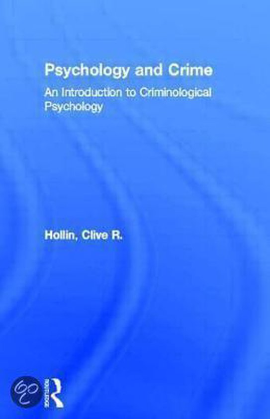 Psychology And Crime