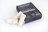 ImseVimse wasbare tampons mini - naturel - 8 stuks