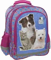 Cleo & Frank Kat en Hond Rugzak - 38 cm - Multi